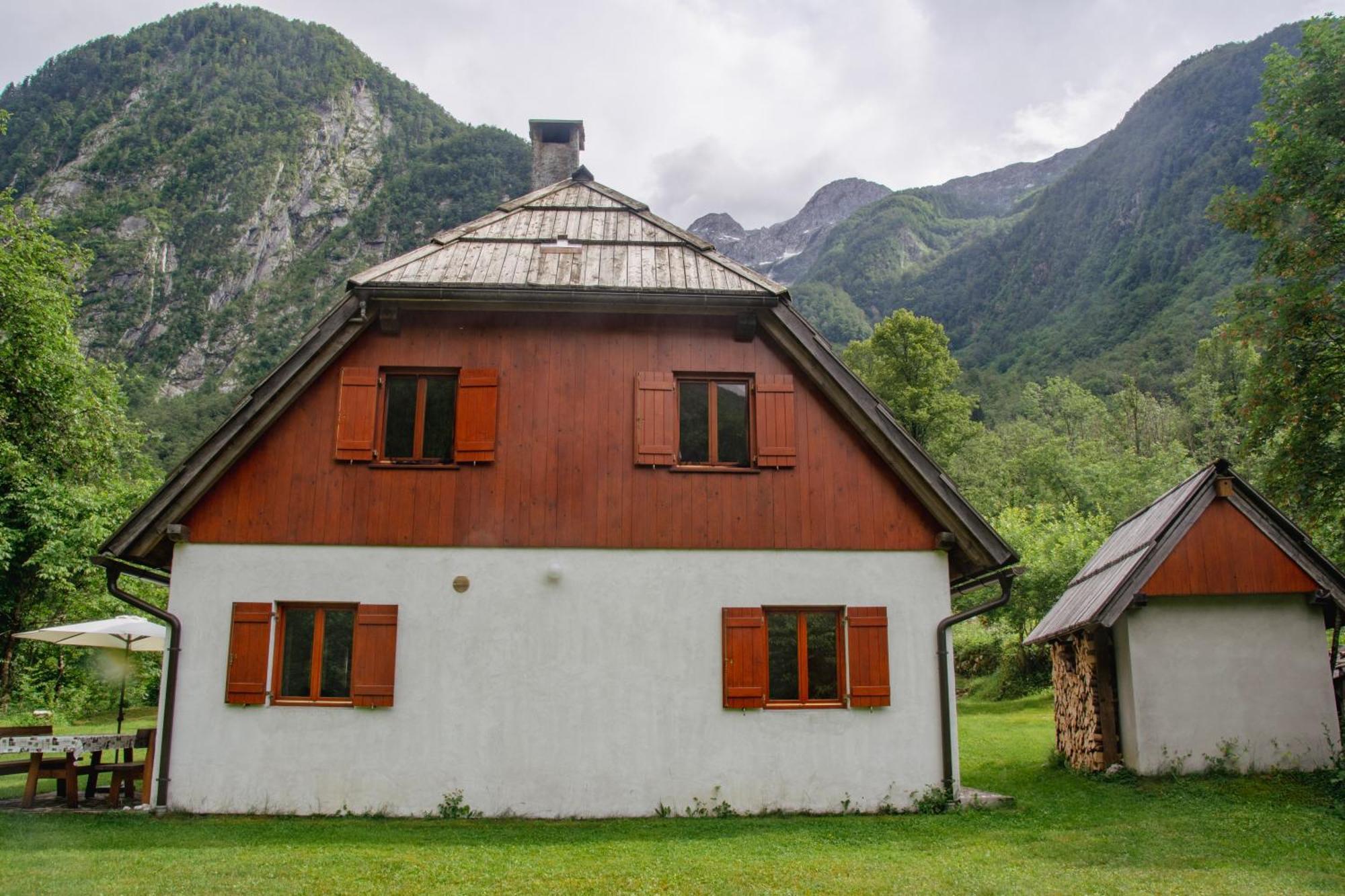 Soca House With A View - Lepena Valley Bagian luar foto